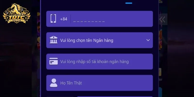 Tổng thể nạp rút TDTC được trình bày rõ